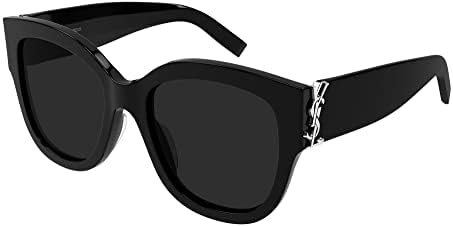 Balenciaga Grey Cat Eye Ladies Sunglasses BB0046S 001 55 at Amazon